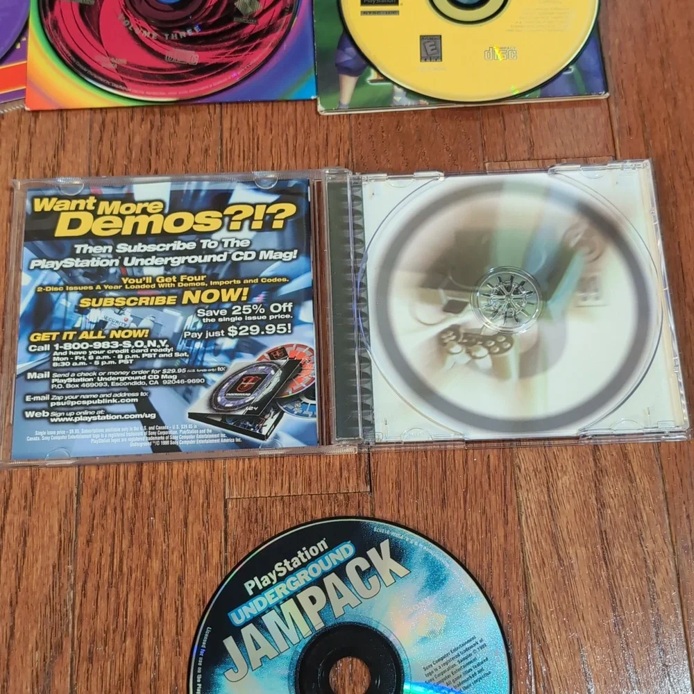 Sony PlayStation 1 Demo Discs Spyro Legend Of Legaia Grind Session Contender +